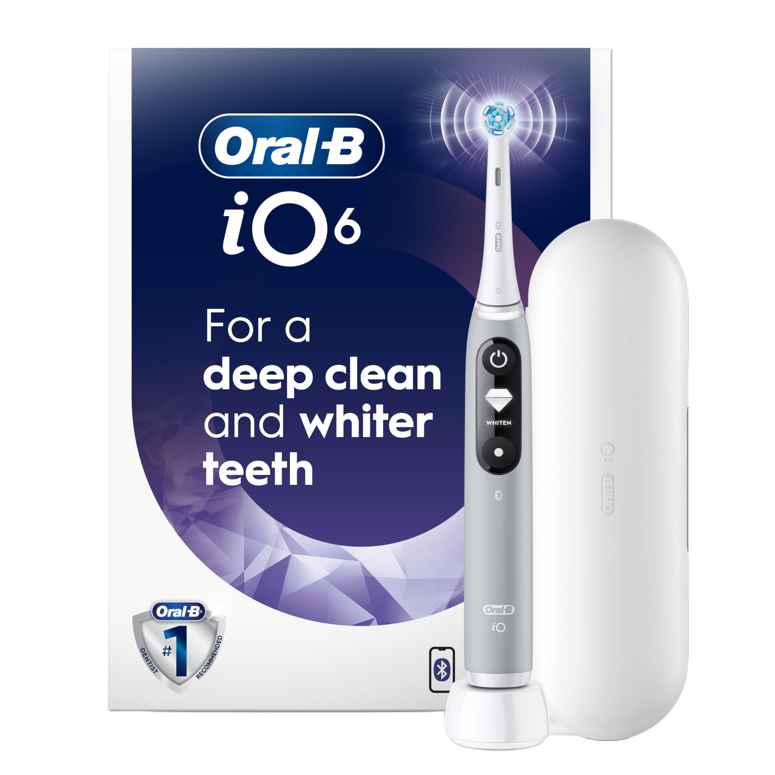Oral-B iO6 Electric Toothbrush, for a Deep Clean and Whiter Teeth